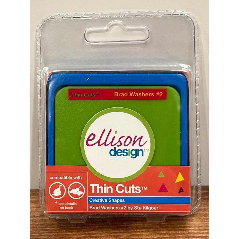 Sizzix 22157 Ellison Design Thin Cuts Creative Shapes Brad Washers #2